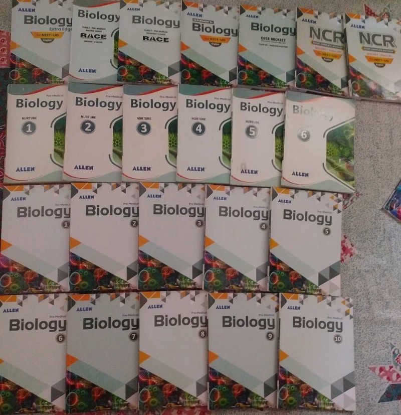 Allen entire Biology Books neet set