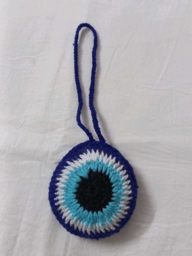 Crochet Evil Eye Hanging Decor
