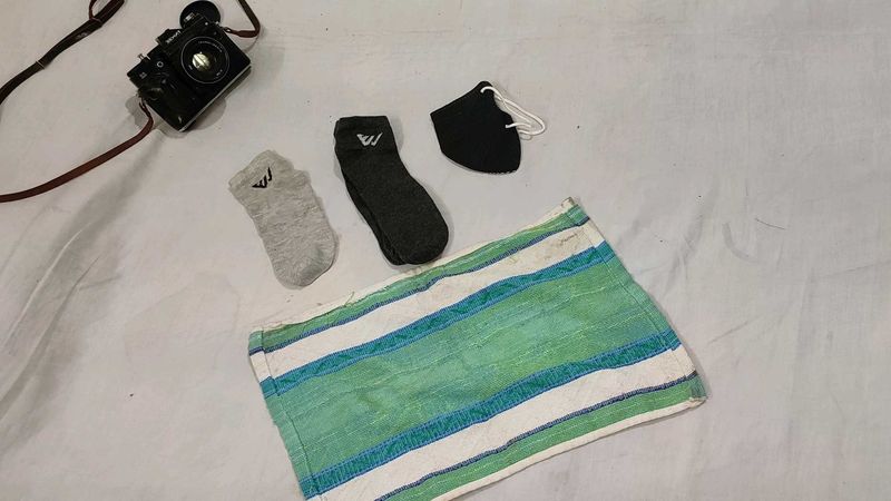 Socks, Mask And Napkin