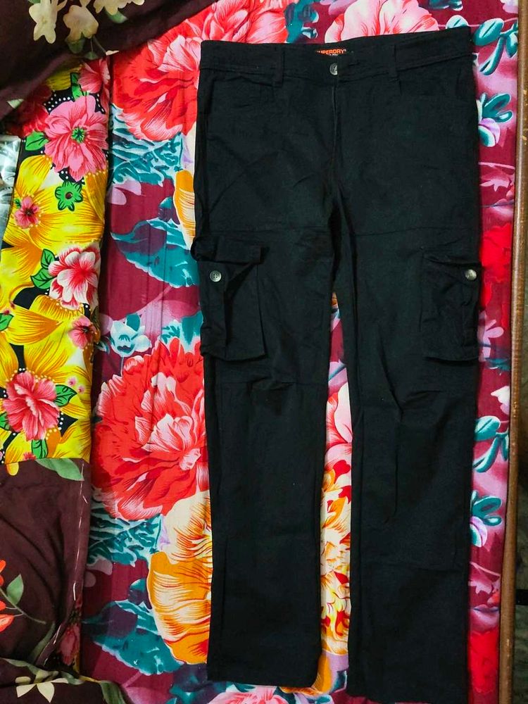Black Cargo Pants