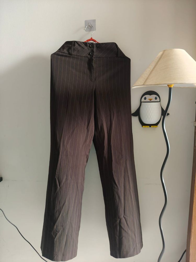 Striped Brown Trousers