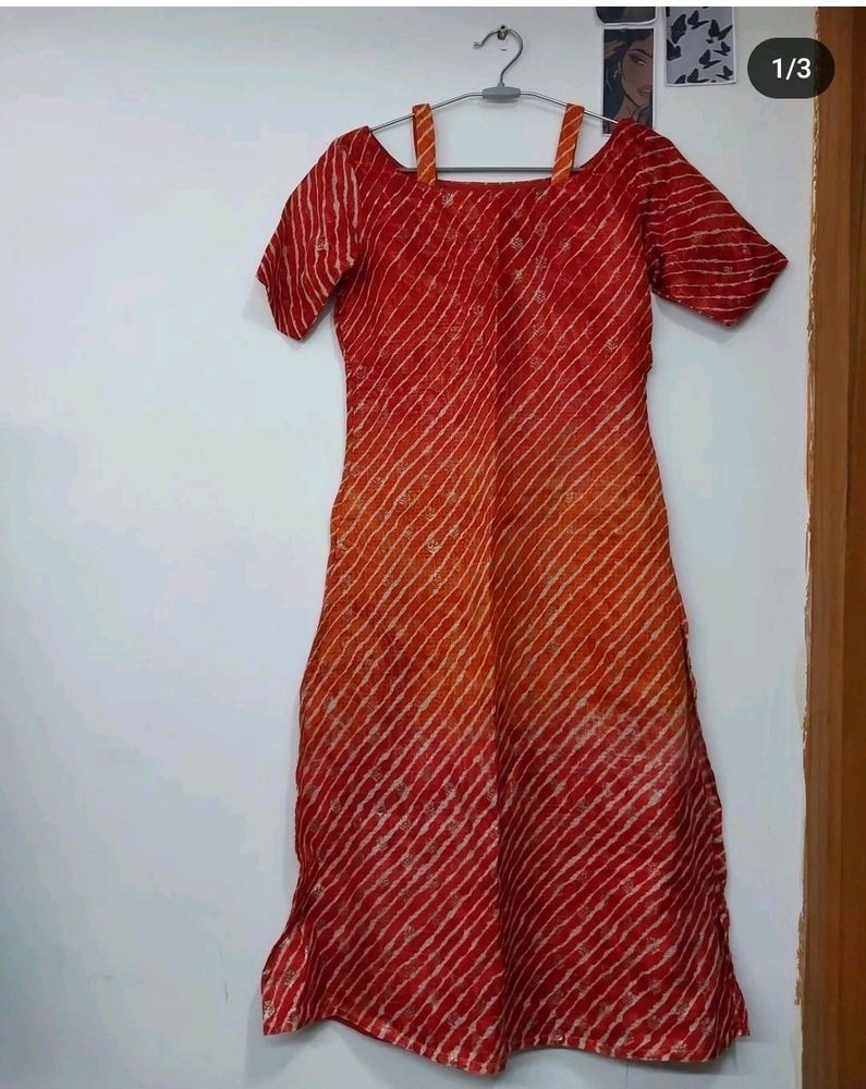 Leheriya Designer Kurti