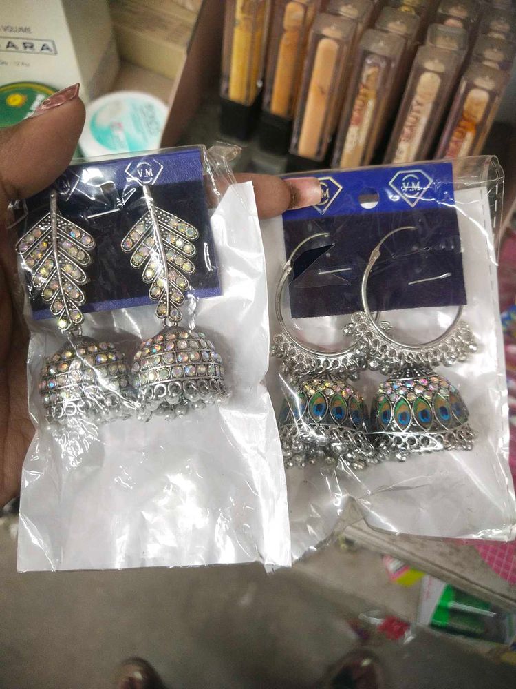 Earrings Jhumkas Set
