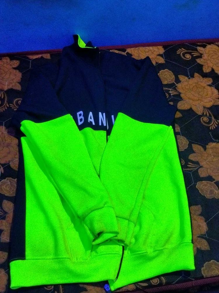 Urban Banq Track Jacket - Neon Green