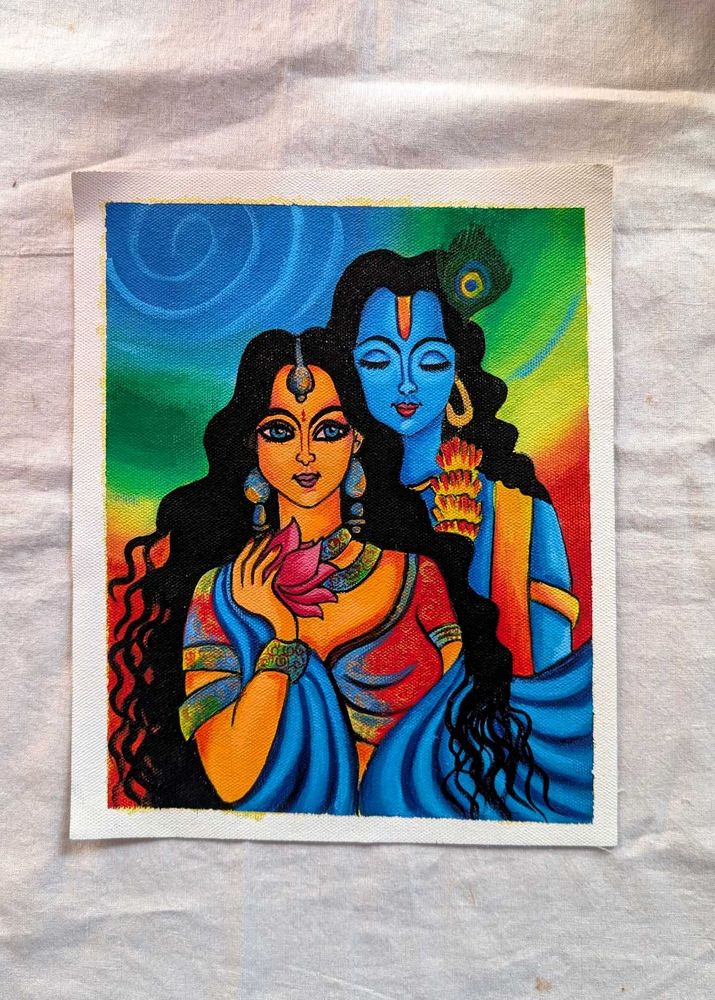 Radha Krishna Painting