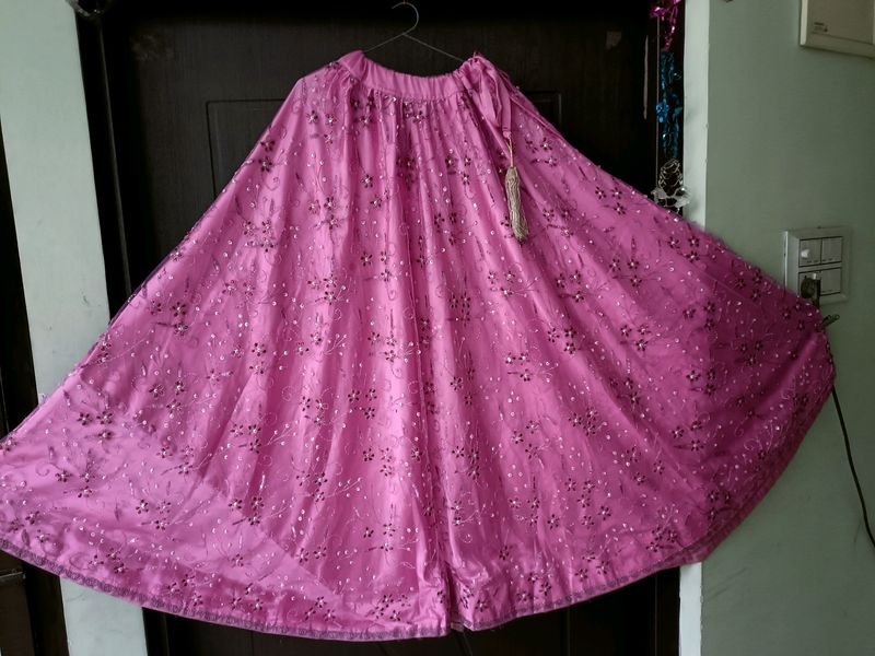 Pink Bridal Lahanga