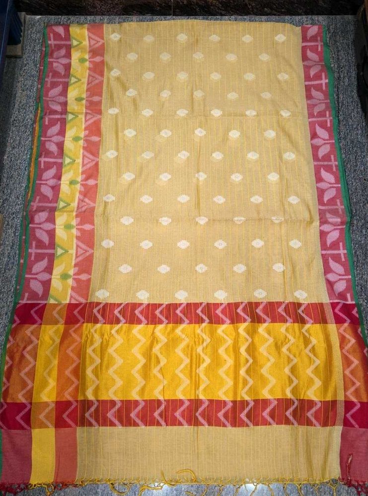 Yellow Weave Saree