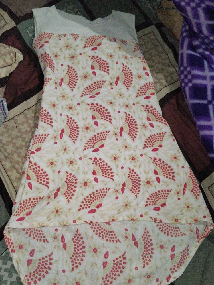 Floral Print Sleeveless Dress