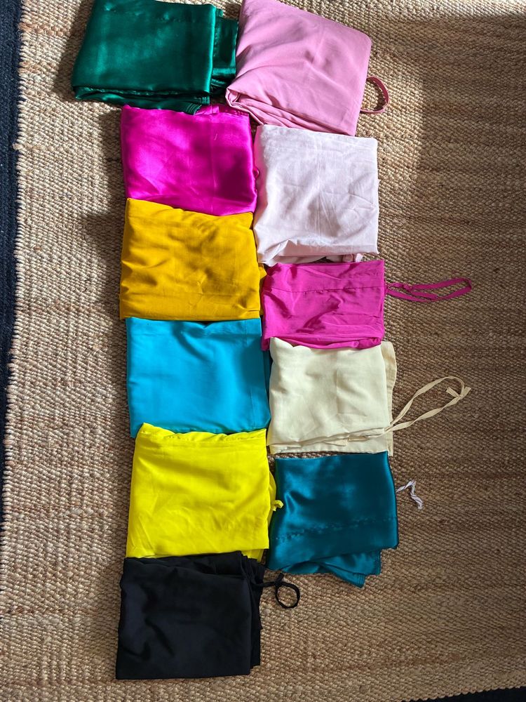 Crepe/ satin Crepe 11 Petticoats 39/40 Inches
