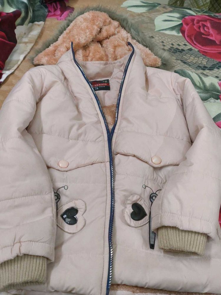 Cute Girls&#39; Padded Jacket