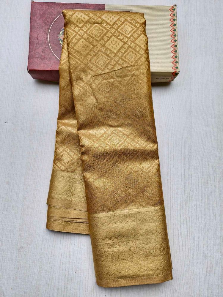 Golden Silk Saree