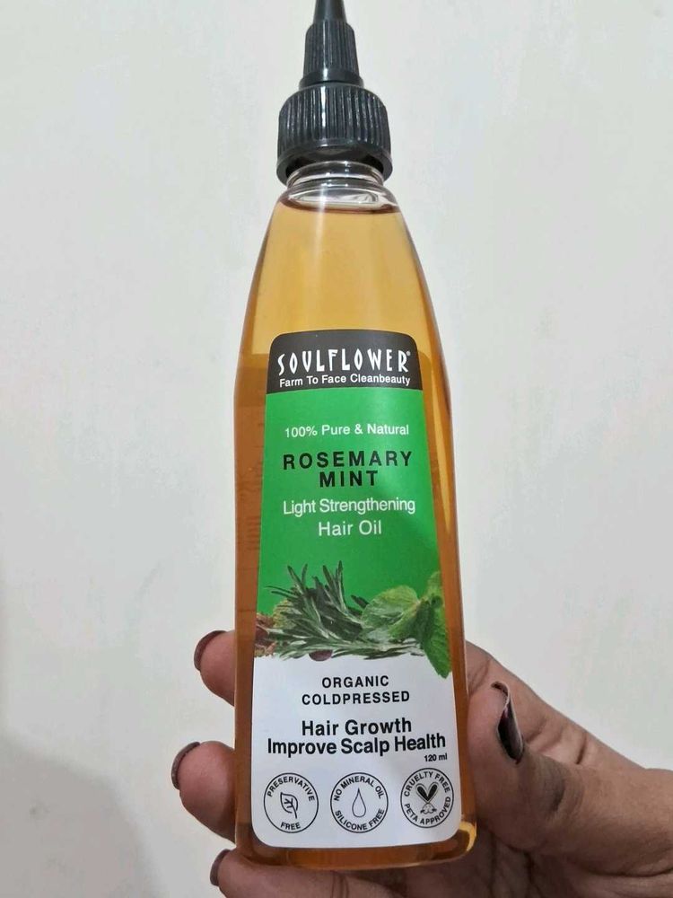 Soulflower Rosemary Mint Hair Oil