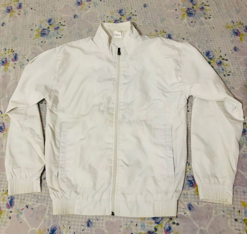 Men’s White Casual Jacket