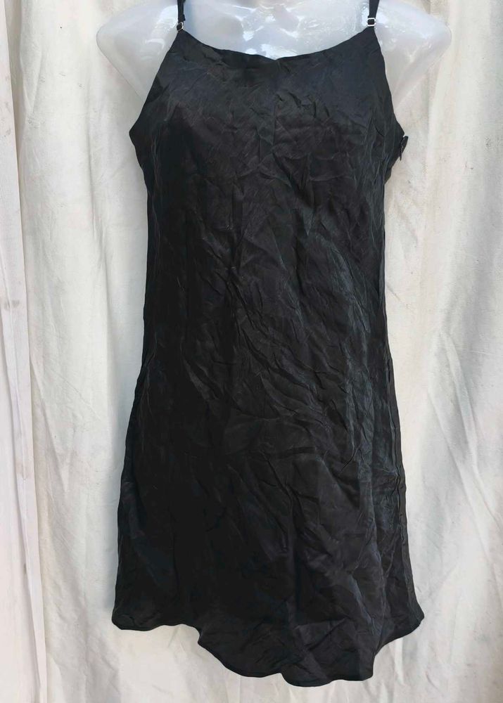 202812. Black Slip Dress