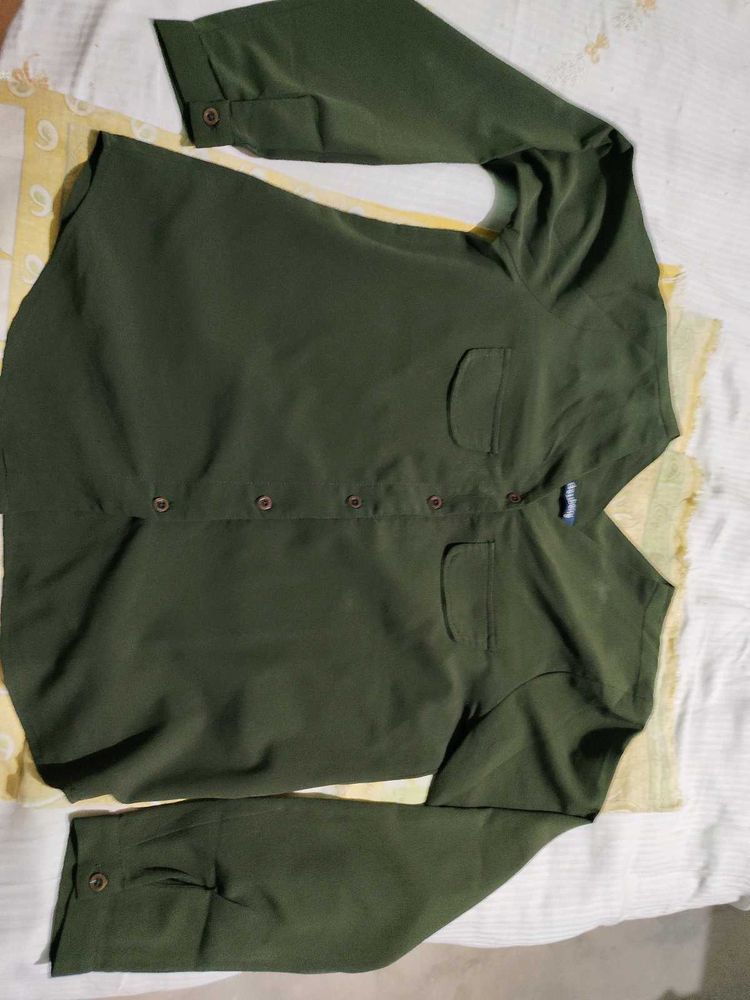 olive shirt