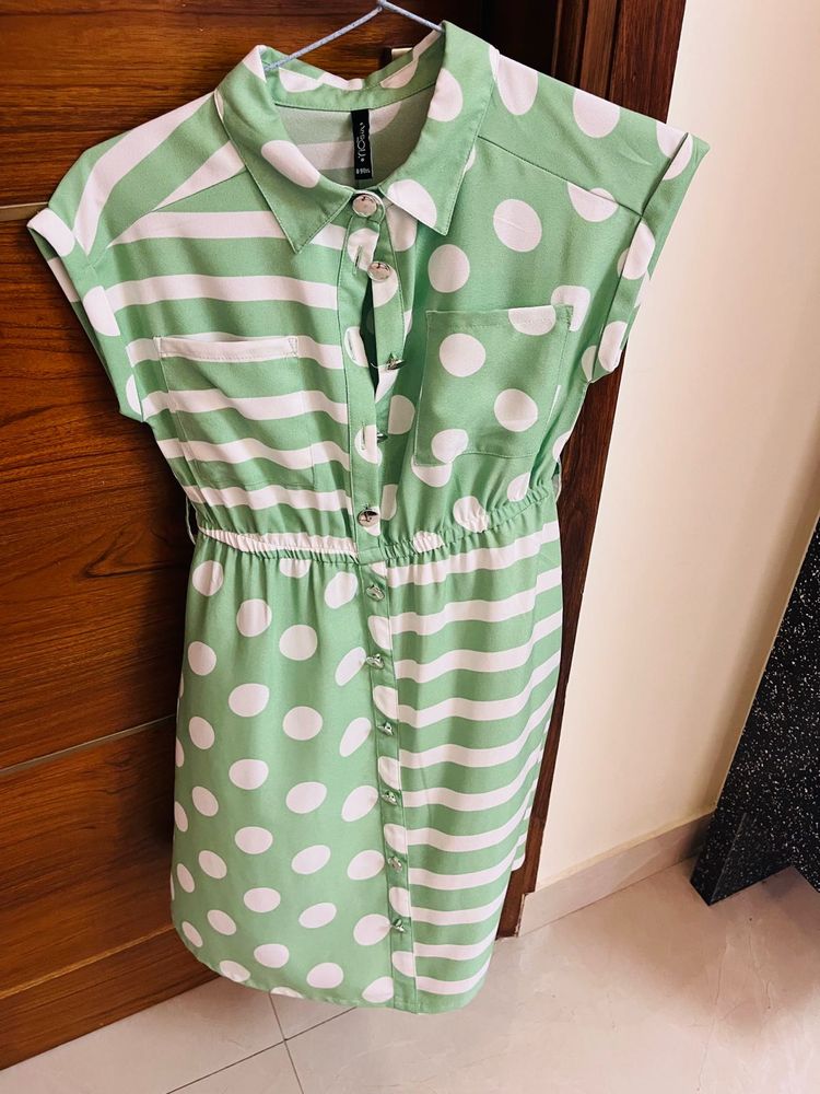 Striped &amp; Polka Dot Dress