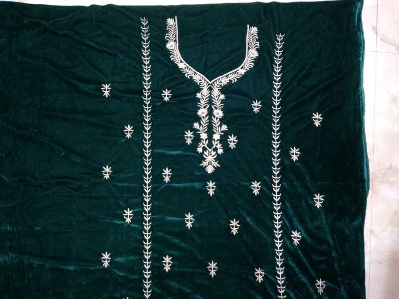 Dark Green Velvet Suit