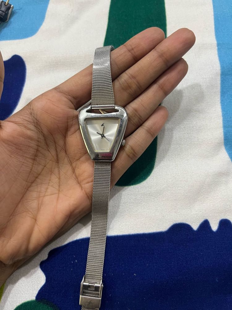 Fastrack Silver Watch