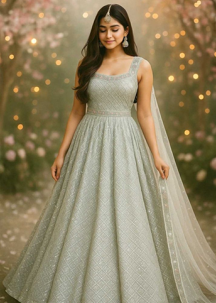 Sequined Ethnic Gown✨⛓️💙