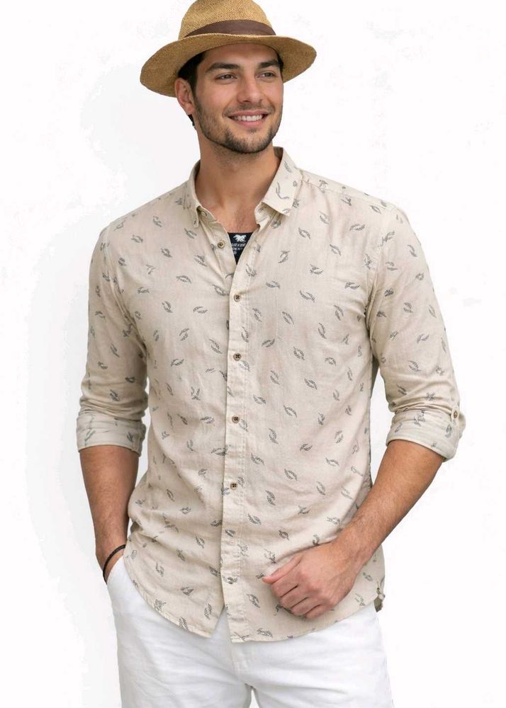 Men's Patterned Casual Shirt