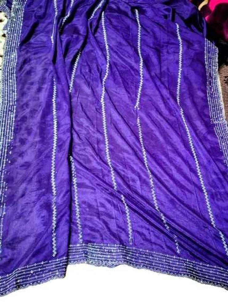Elegant Purple Saree