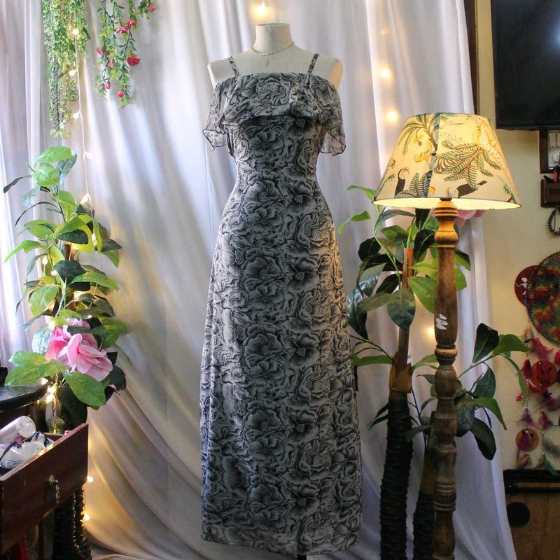 Floral Print Maxi Dress