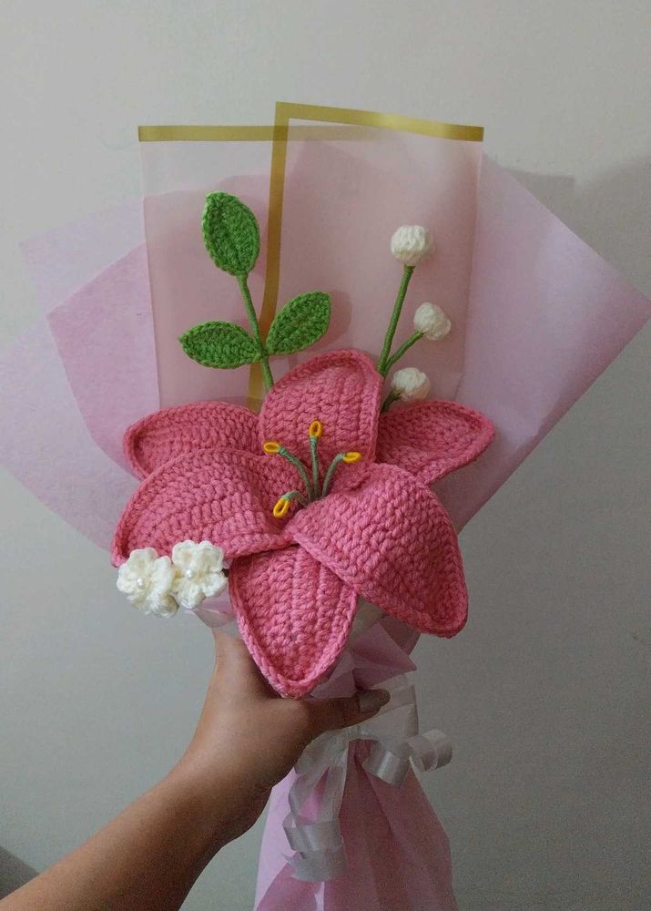 Crochet Lily BOUQUET