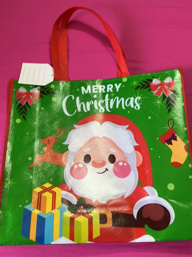 Green Christmas Shopping Bag(Xl)