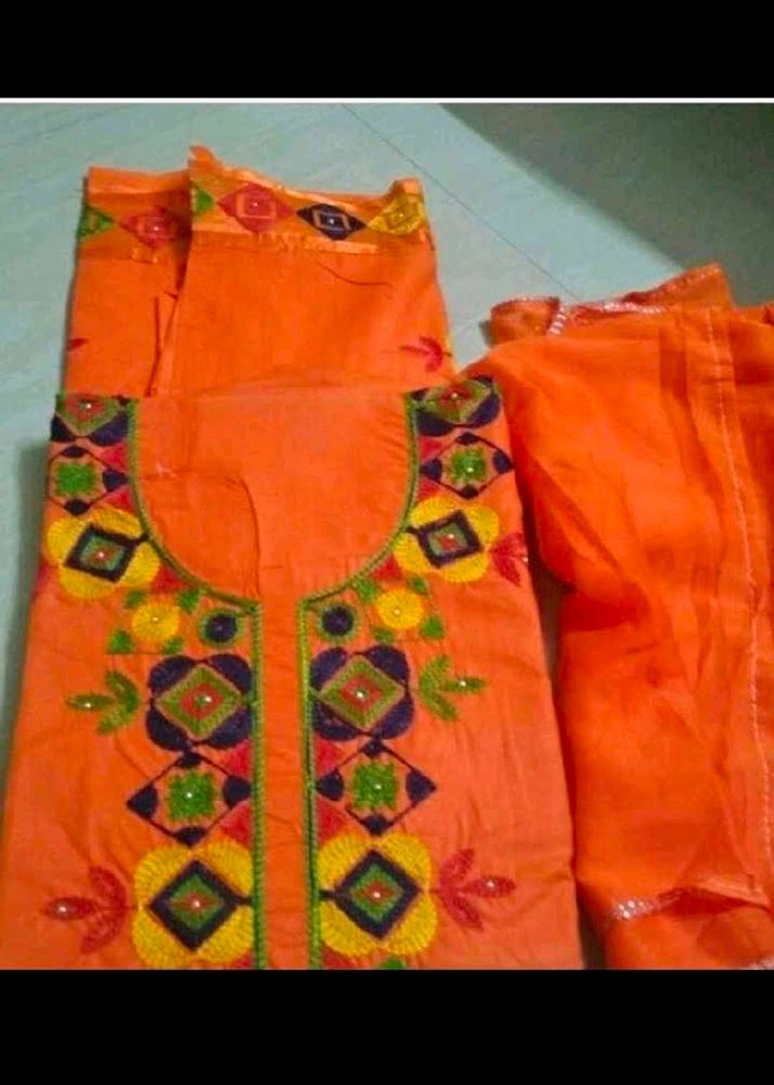 Vibrant Embroidered Kurta Set