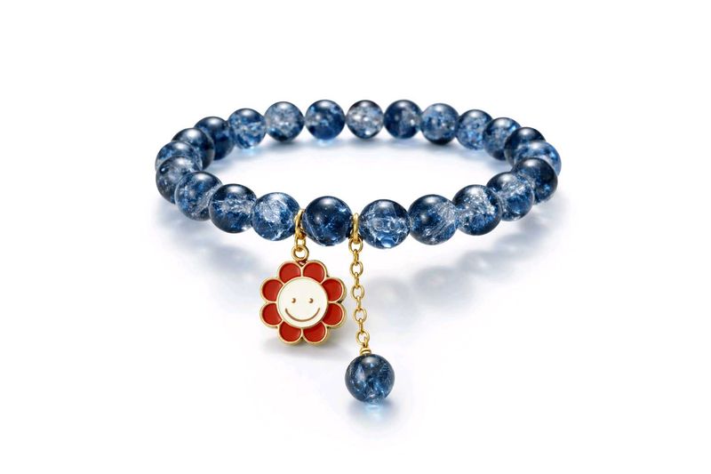 Charming Blue Beaded Bracelet