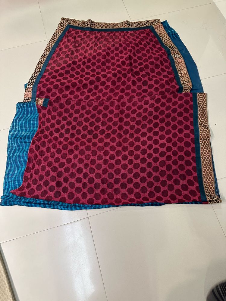 Vintage Polka Dot Saree