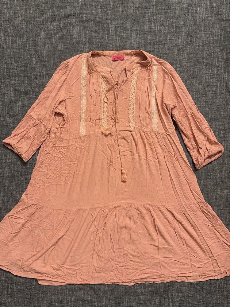 Peach Tunic Dress