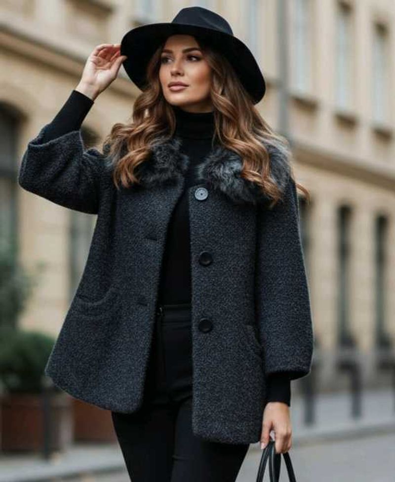 CROCODILE Grey Coat