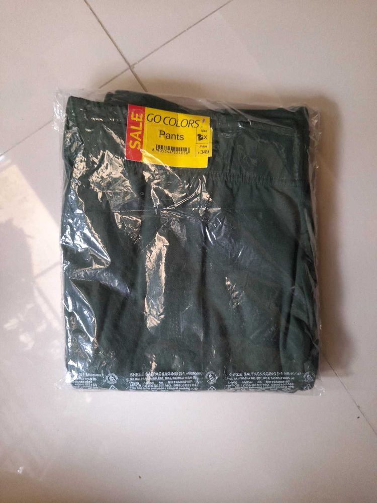 Go Colors Olive Pants