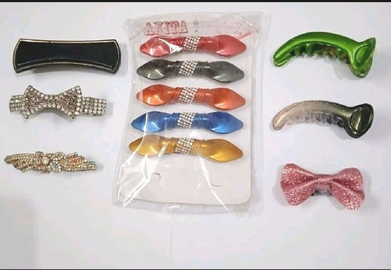 Hair Accessories Banana Clutcher Pins Pack Of 11