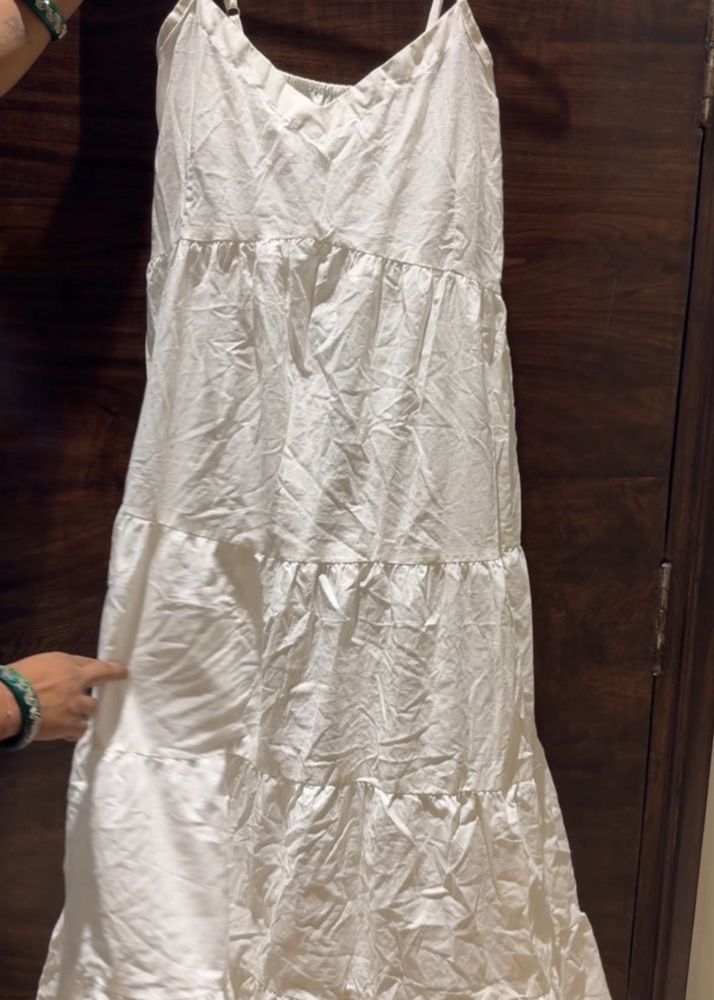Pinteresty White Long Dress