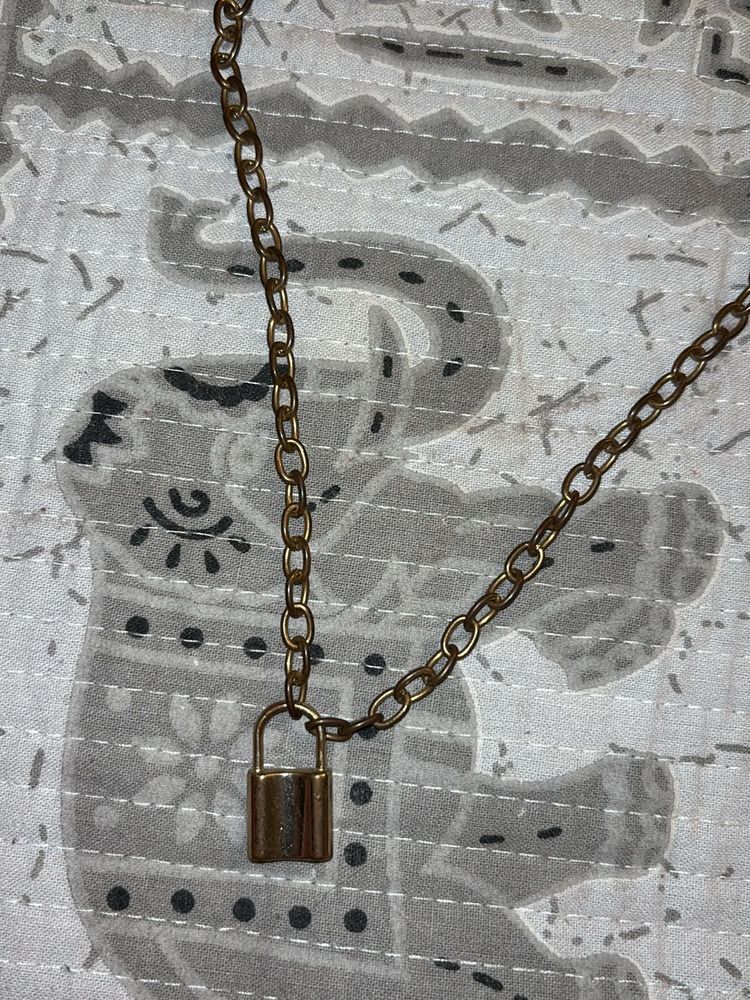 Lock Pendant Necklace