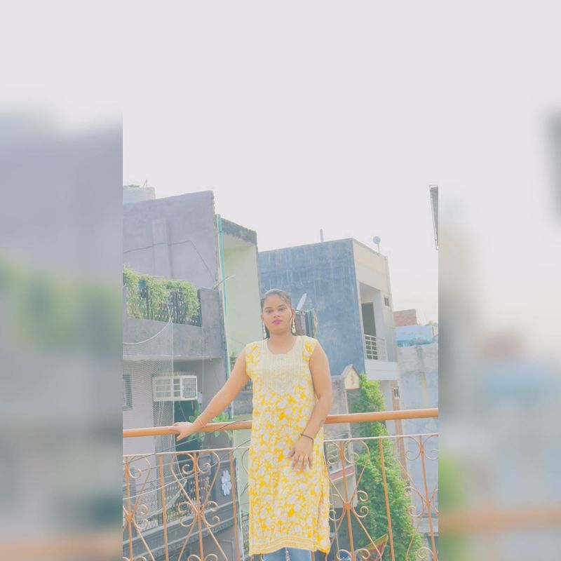 Yellow Kurti Like New One Time Used
