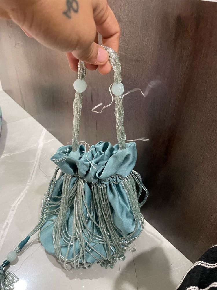 Elegant Beaded Potli Bag