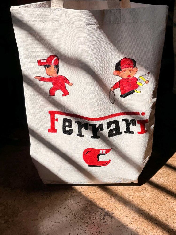 Ferrari Graphic Tote Bag