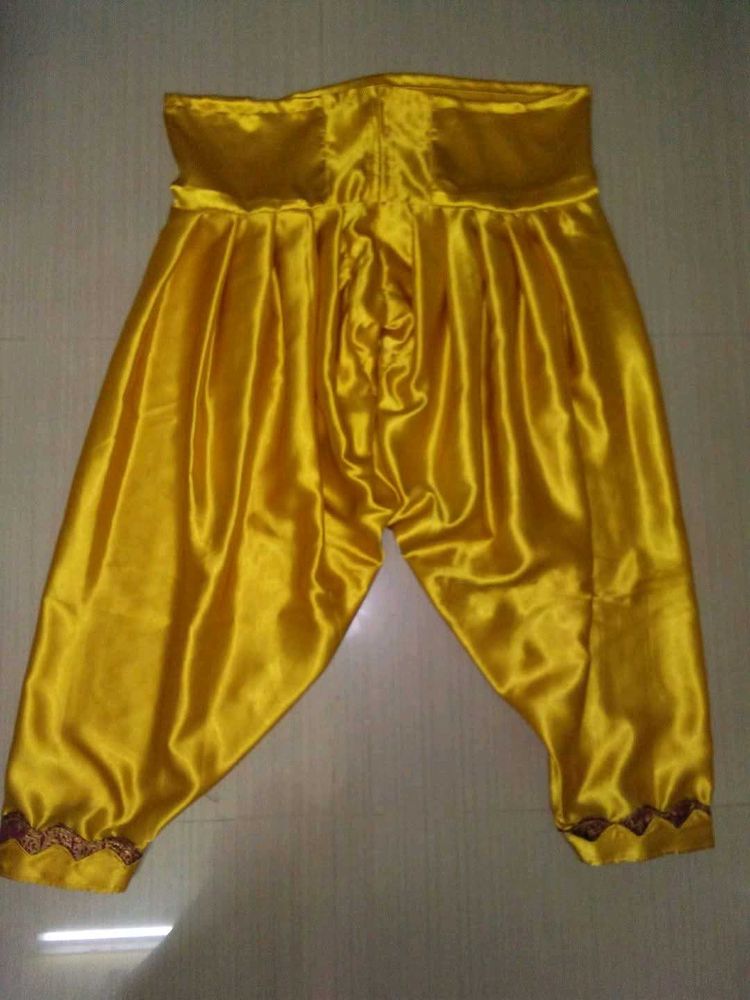 Satin Salwar Yellow 🟡