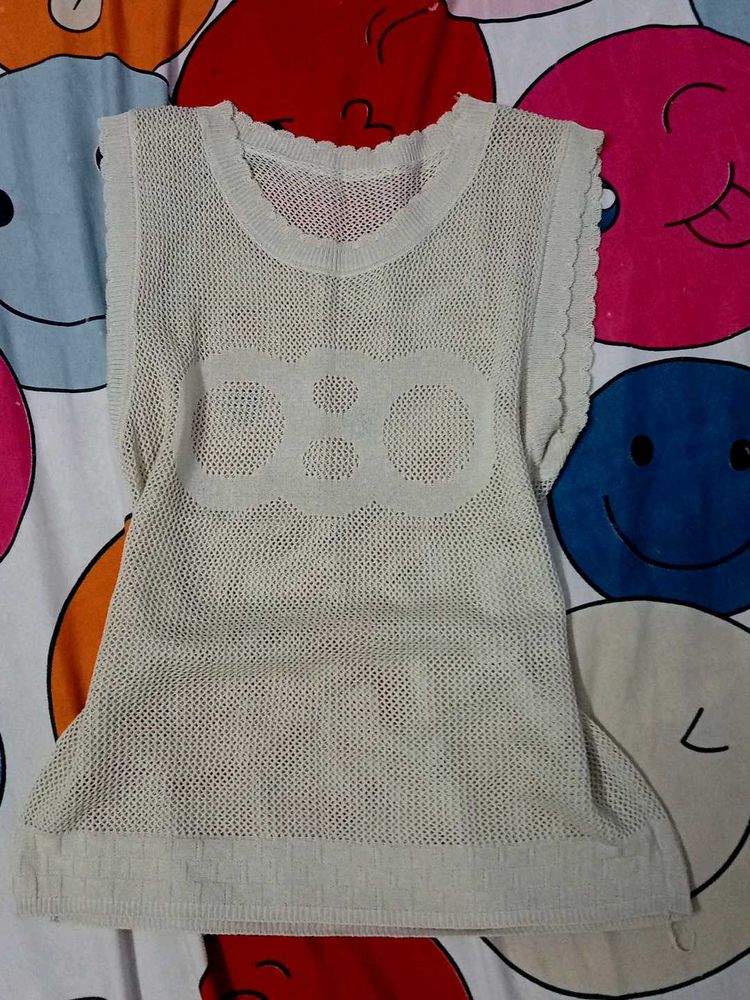 Vintage Knit Sleeveless Top