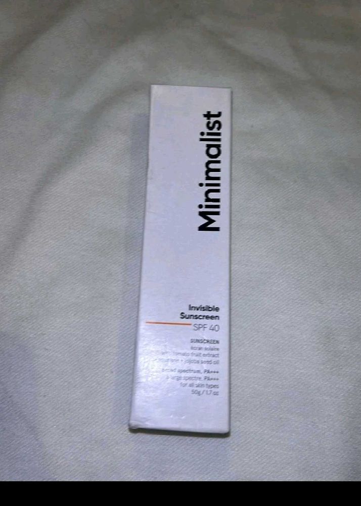 Minimalist Brand New Seal Sunscreen No Coin Spf 40