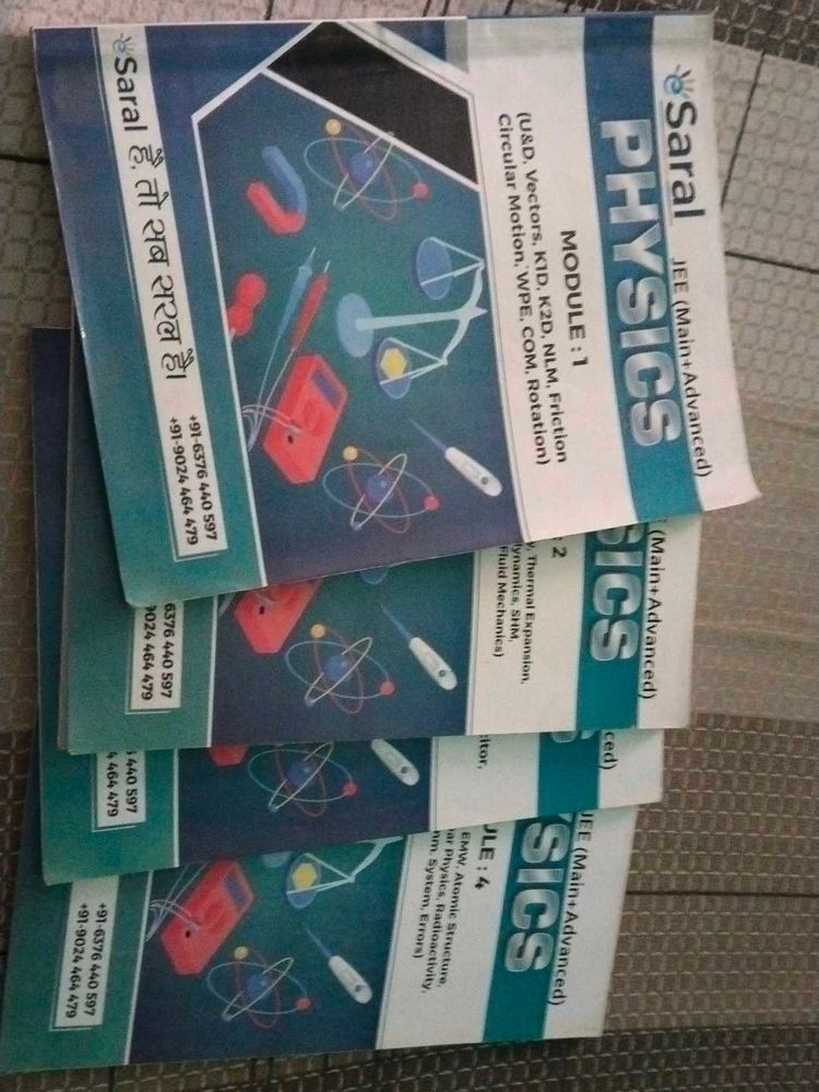 ESaral Physics JEE Modules 1-4