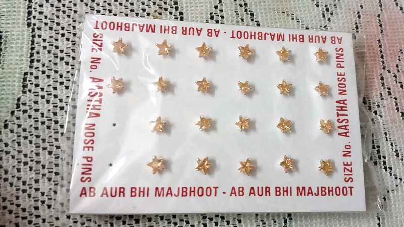 Star Shapped Earings And Studs