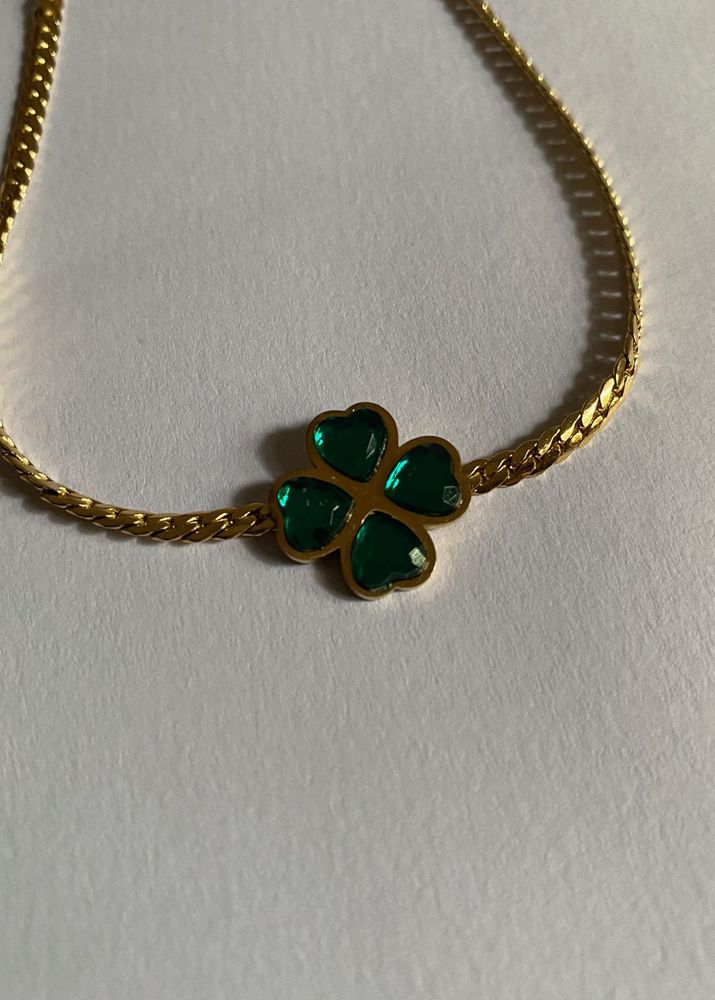 Anti Tarnish Stainless Steel Clover 🍀 Necklace