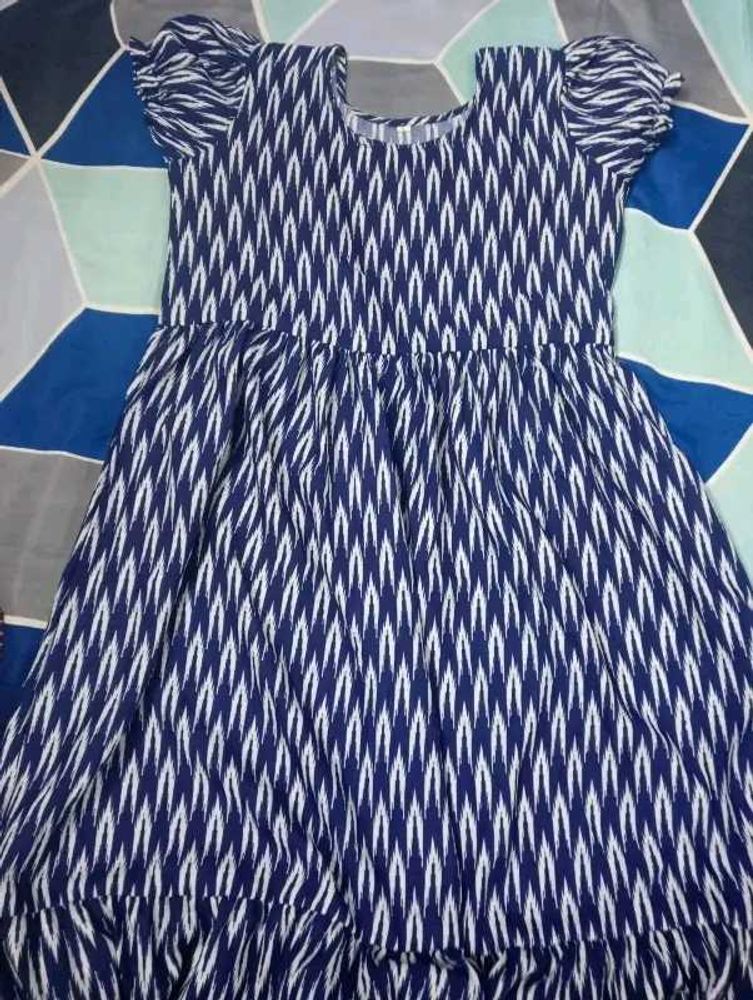 Patterned Casual Dress