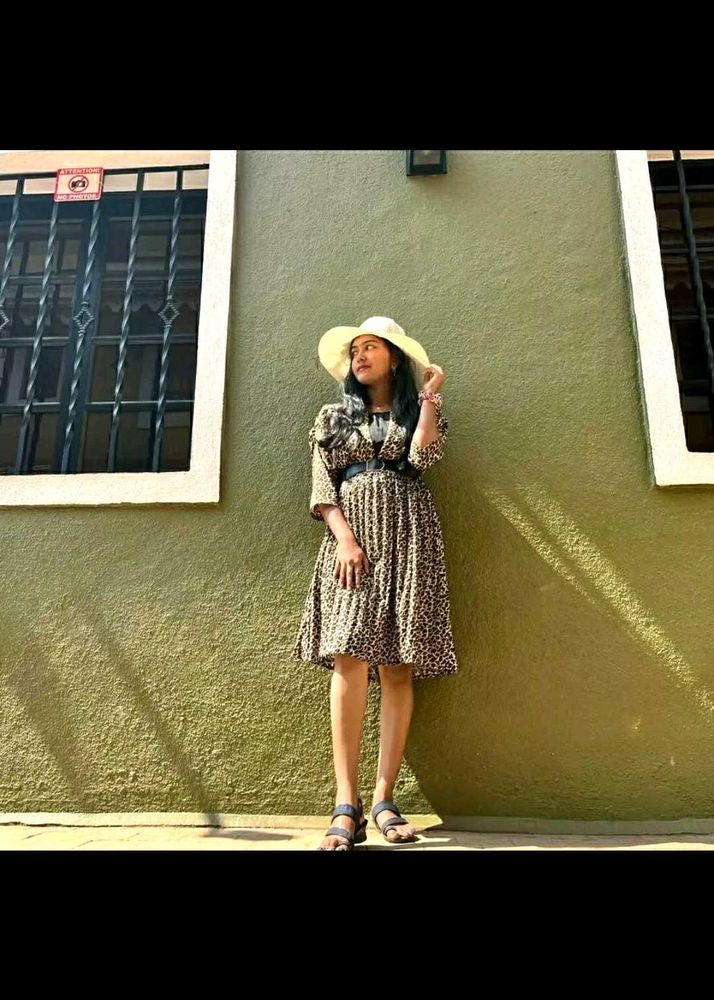 Leopard Printed Frock