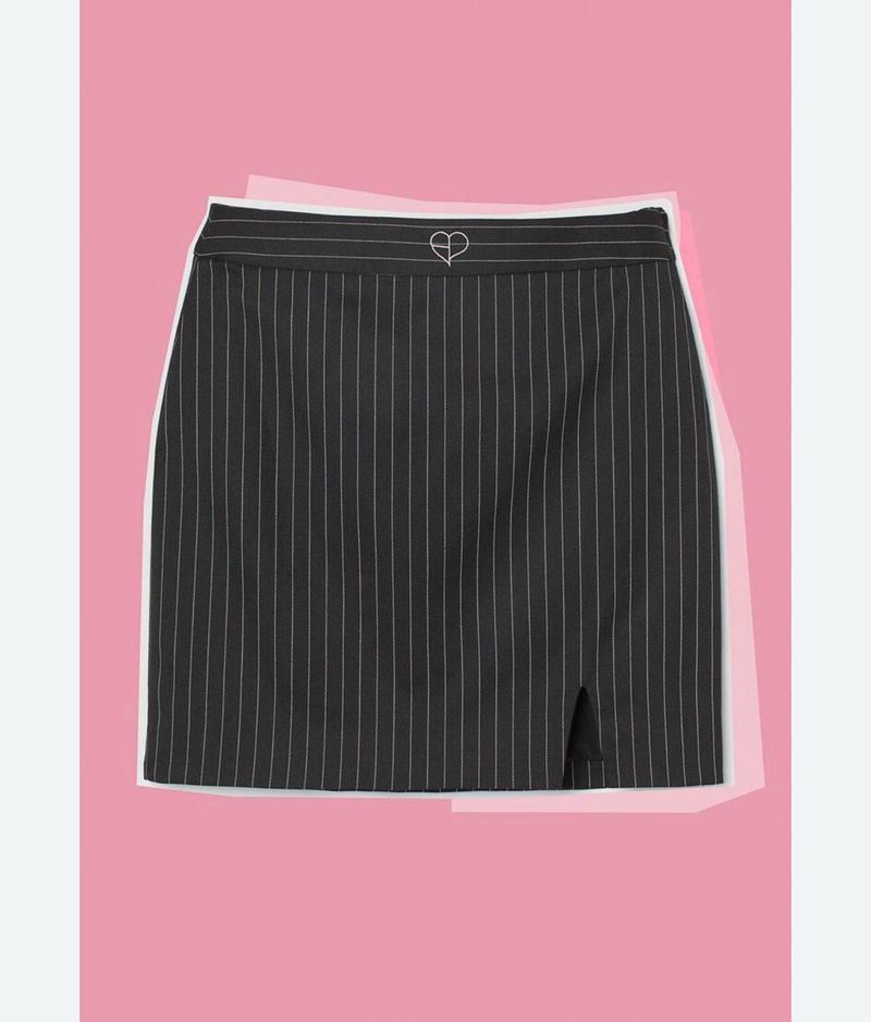 H&amp;M blackpink Striped Mini Skirt(never worn)