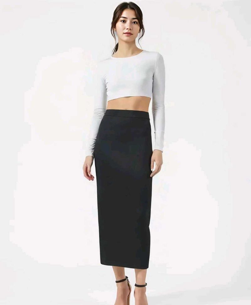Korean Chic Pencil Skirt | Stretchy &amp; Sleek | New